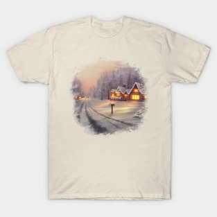 Winter Cottage T-Shirt